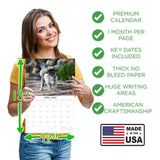 Shih Tzu Wall Calendar 2027 - 12" x 9" 14-Month Dog Breed Calendar