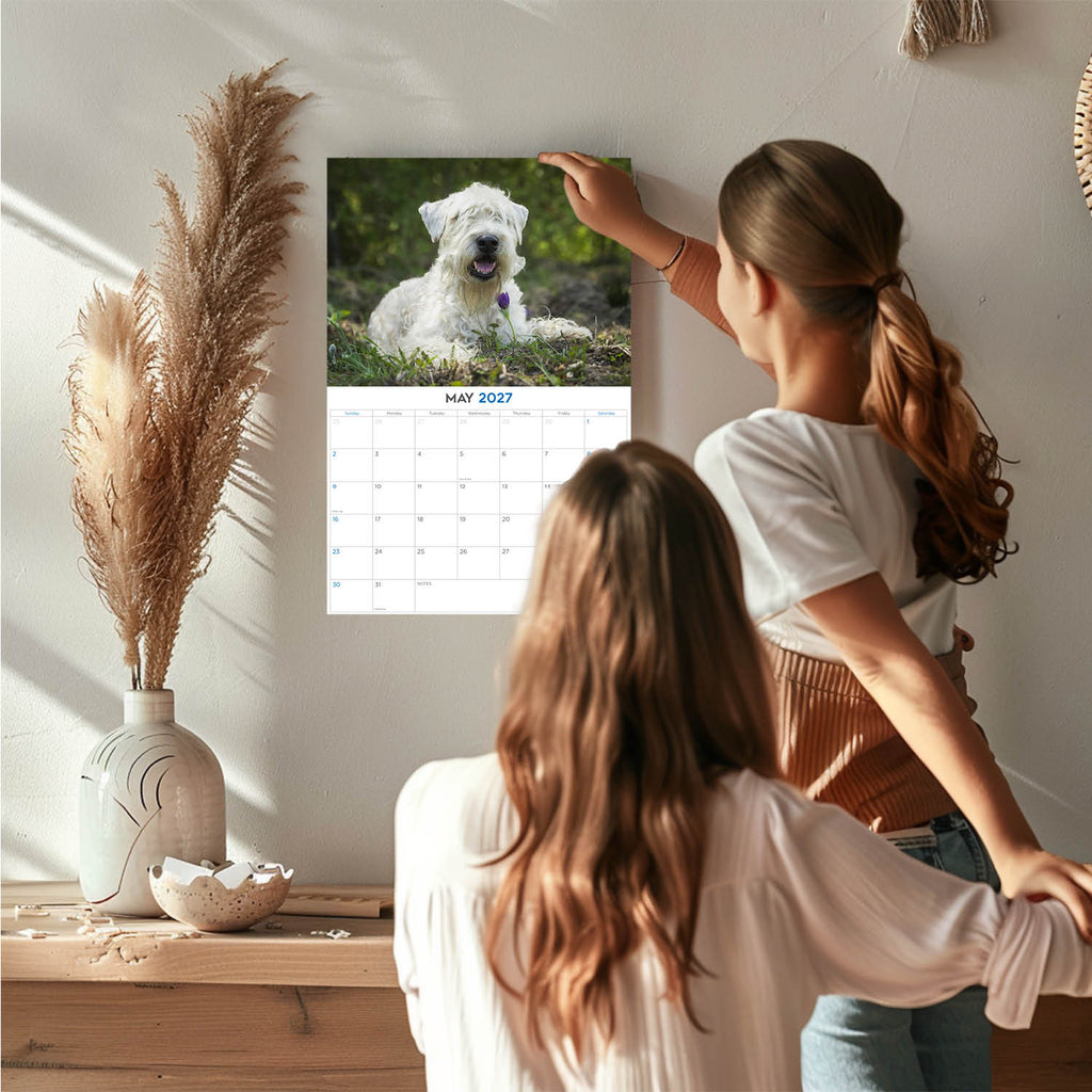 Soft Coated Wheaten Terrier Wall Calendar 2027 - 12" x 9" 14-Month Dog Breed