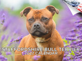Staffordshire Bull Terrier Wall Calendar 2027 - 12" x 9" 14-Month Dog Breed Calendar