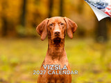 Vizsla Wall Calendar 2027 - 12" x 9" 14-Month Dog Breed Calendar