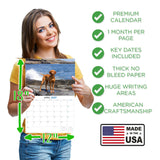 Vizsla Wall Calendar 2027 - 12" x 9" 14-Month Dog Breed Calendar