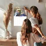 Cockatiels Wall Calendar 2027 - 12" x 9" 14-Month Tropical Bird Calendar