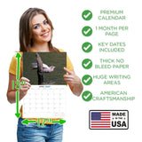 Cockatoos Wall Calendar 2027 - 12" x 9" 14-Month Tropical Bird Calendar