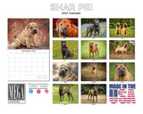 Shar Pei Wall Calendar 2027 - 12" x 9" 14-Month Dog Breed Calendar
