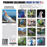 Pigeons Wall Calendar 2027