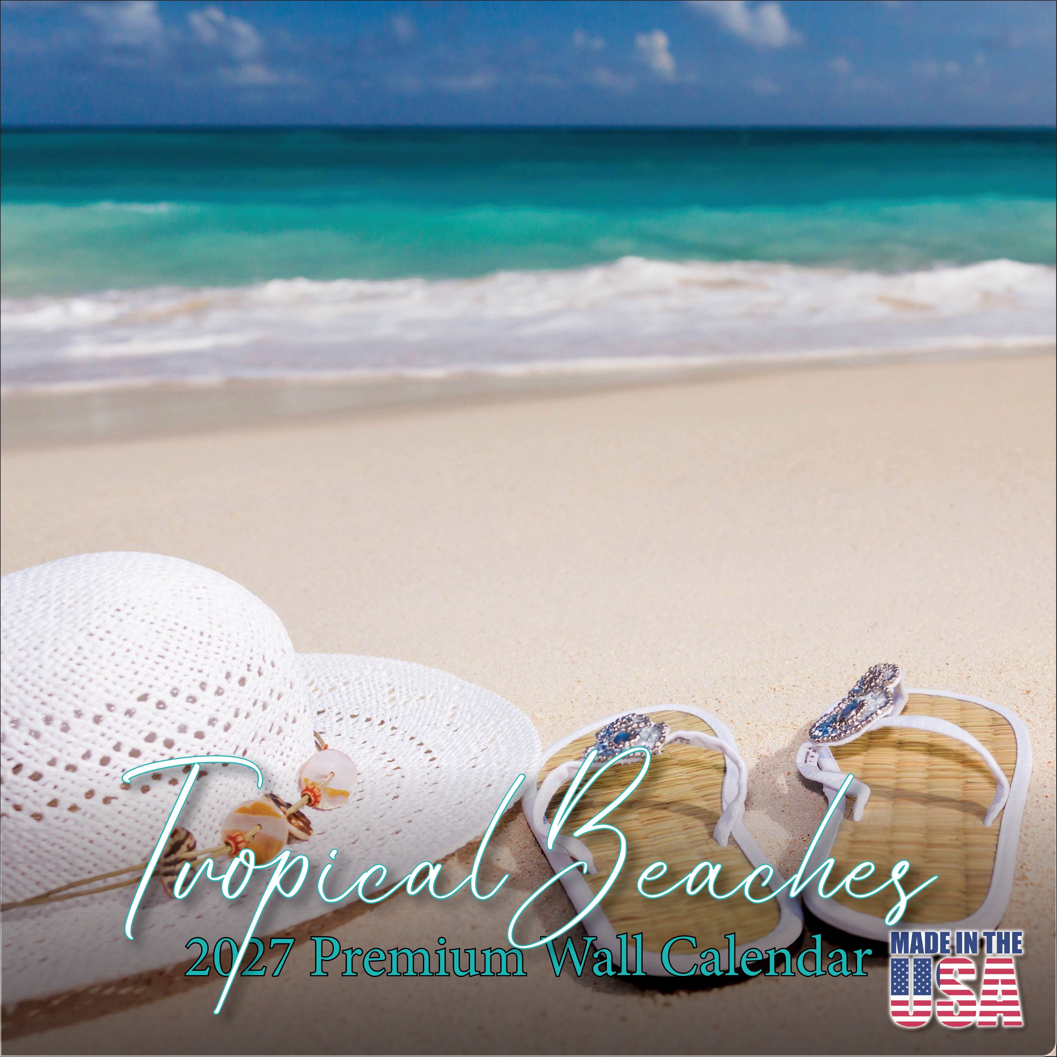 Amazing Beaches Wall Calendar 2027 - 12