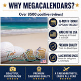 Amazing Beaches Wall Calendar 2027 - 12" x 12" Monthly Breathtaking Tropical Paradise Coastal Scenery Calendar