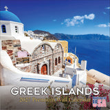 Greek Islands Wall Calendar 2027 - 12" x 12" Monthly Breathtaking Mediterranean Aegean Sea Travel Scenery Calendar