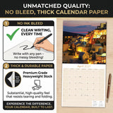 Greek Islands Wall Calendar 2027 - 12" x 12" Monthly Breathtaking Mediterranean Aegean Sea Travel Scenery Calendar