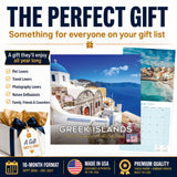 Greek Islands Wall Calendar 2027 - 12" x 12" Monthly Breathtaking Mediterranean Aegean Sea Travel Scenery Calendar