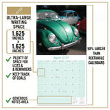 Vintage Bug Wall Calendar 2027 - 12" x 12" Monthly Classic Car Calendar