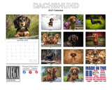 Dachshund Wall Calendar 2027 - 12" x 9" 14-Month Dog Breed Calendar