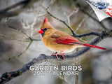 Garden Birds Wall Calendar 2027 - 12" x 9" 14-Month Backyard Songbird Calendar