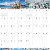 Tropical Beach Wall Calendar 2027 - 12" x 12" Monthly Tropical Paradise & Island Photography Calendar