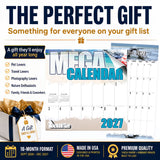 Tropical Beach Wall Calendar 2027 - 12" x 12" Monthly Tropical Paradise & Island Photography Calendar