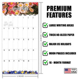 Flowers Wall Calendar 2027 - 12" x 12" Monthly Vibrant Floral & Botanical Garden Photography Calendar