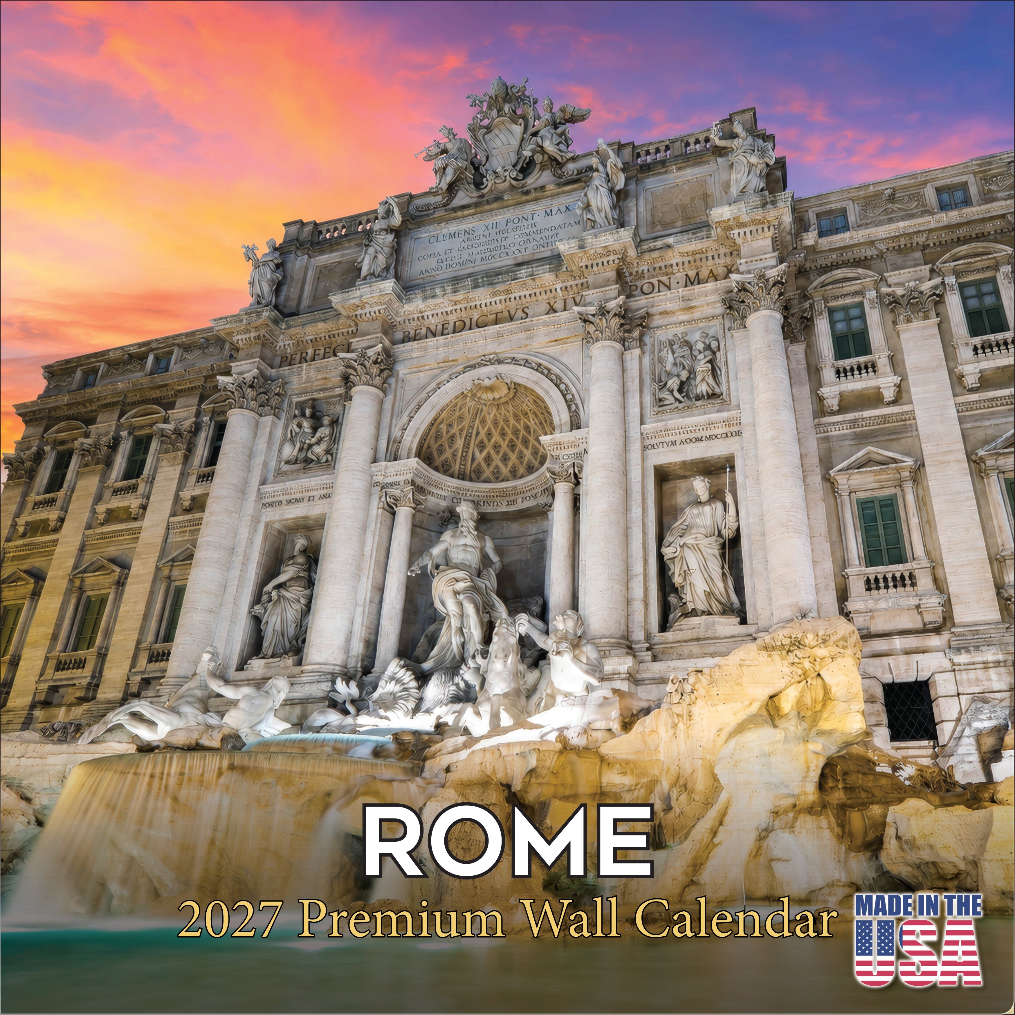 Rome Wall Calendar 2027 - 12