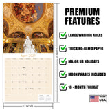 Rome Wall Calendar 2027 - 12" x 12" Monthly Iconic Italian Architecture & Cityscape Travel Calendar