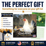 Chickens Wall Calendar 2027 - 12" x 12" Monthly Colorful Plucky Backyard Poultry Farm Calendar