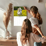 Horses Wall Calendar 2027 - 12" x 9" 14-Month Mixed Horse Breed Calendar