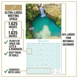 Waterfalls Wall Calendar 2027 - 12" x 12" Monthly Breathtaking Scenic Cascades & Nature Landscape Calendar