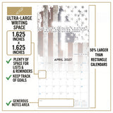 Freedom Wall Calendar 2027 – 12" x 12" Monthly Inspirational Quotes & Patriotic Wall Calendar