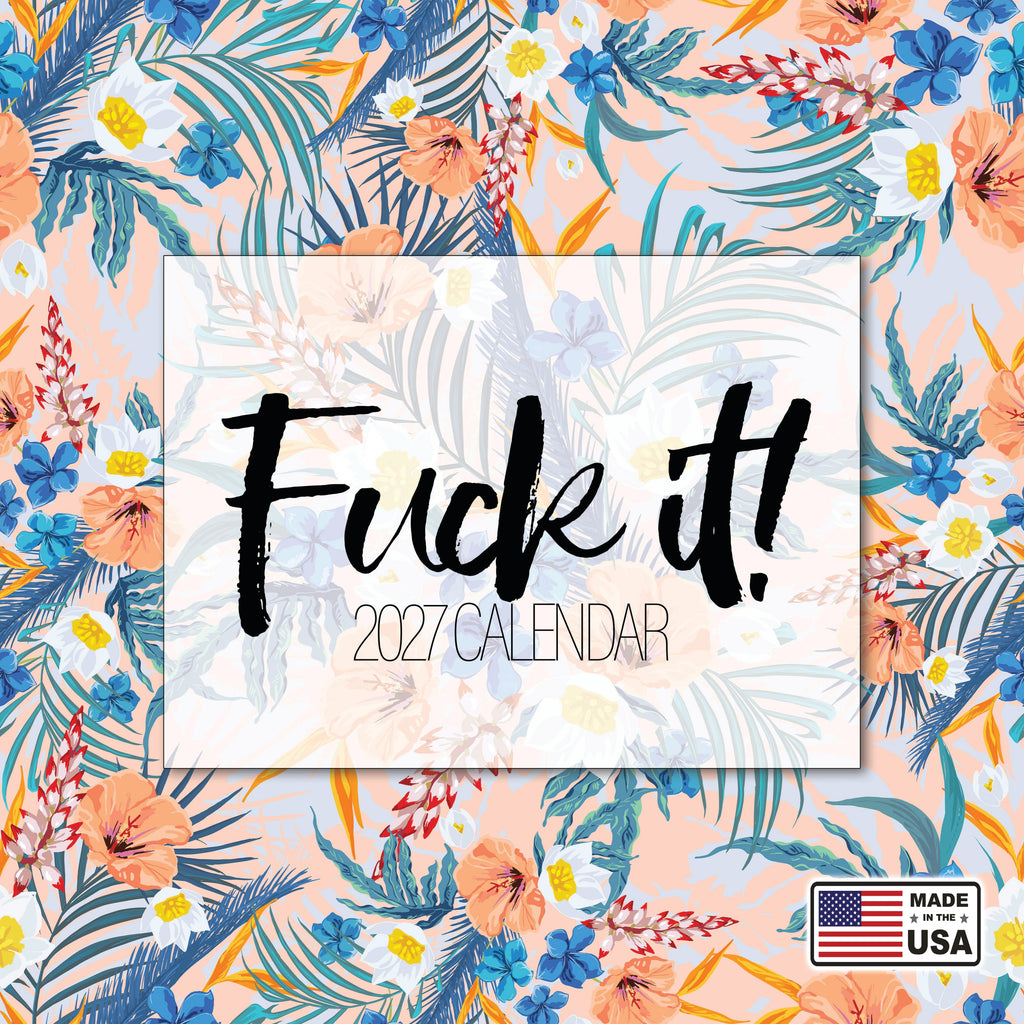F*ckIt Wall Calendar 2027 – Funny & Relatable Monthly Planner