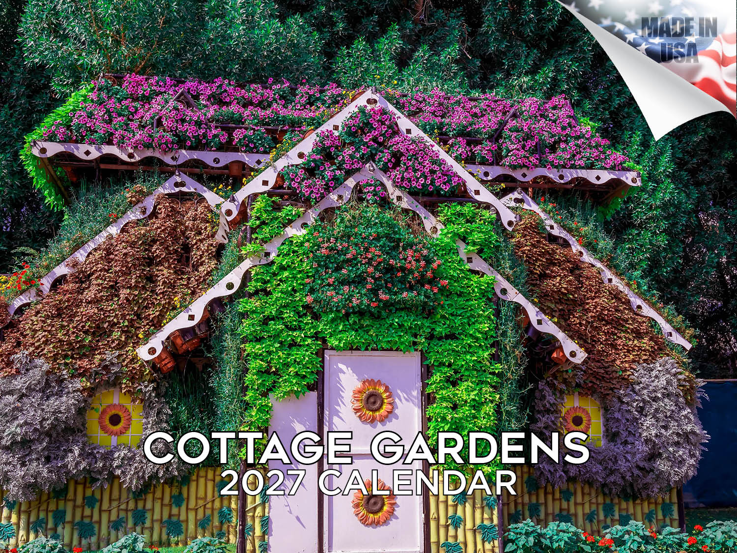 Cottage Gardens Wall Calendar 2027 - 12