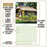 Cottage Gardens Wall Calendar 2027 - 12" x 12" Monthly Beautiful English Country Cottage Floral Scenery Calendar