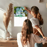 Waterfalls Wall Calendar 2027 - 12" x 9" 14-Month Scenic Nature Calendar