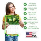 Chickens Wall Calendar 2027 - 12" x 9" 14-Month Backyard Poultry Calendar