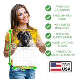 Mastiff Wall Calendar 2027 - 12" x 9" 14-Month Dog Breed Calendar