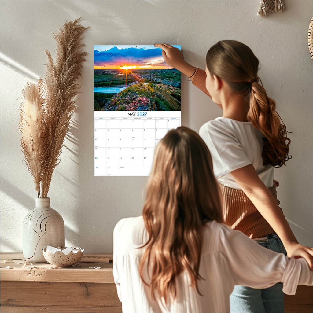 National Parks Wall Calendar 2027 - 12" x 9" 14-Month Scenic Nature Calendar