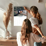 Squirrels Wall Calendar 2027 - 12" x 9" 14-Month Backyard Wildlife Calendar