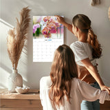 Orchids Wall Calendar 2027 - 12" x 9" 14-Month Exotic Floral Calendar