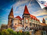 Castles Wall Calendar 2027 - 12" x 9" 14-Month Scenic Architecture Calendar