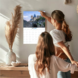 Castles Wall Calendar 2027 - 12" x 9" 14-Month Scenic Architecture Calendar