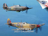Spitfires Wall Calendar 2027 - 12" x 9" 14-Month Aviation History Calendar