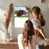 Steam Trains Wall Calendar 2027 - 12" x 9" 14-Month Railway History Calendar