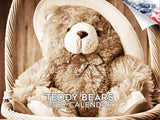 Teddy Bears Wall Calendar 2027 - 12" x 9" 14-Month Nostalgic Hobby Calendar