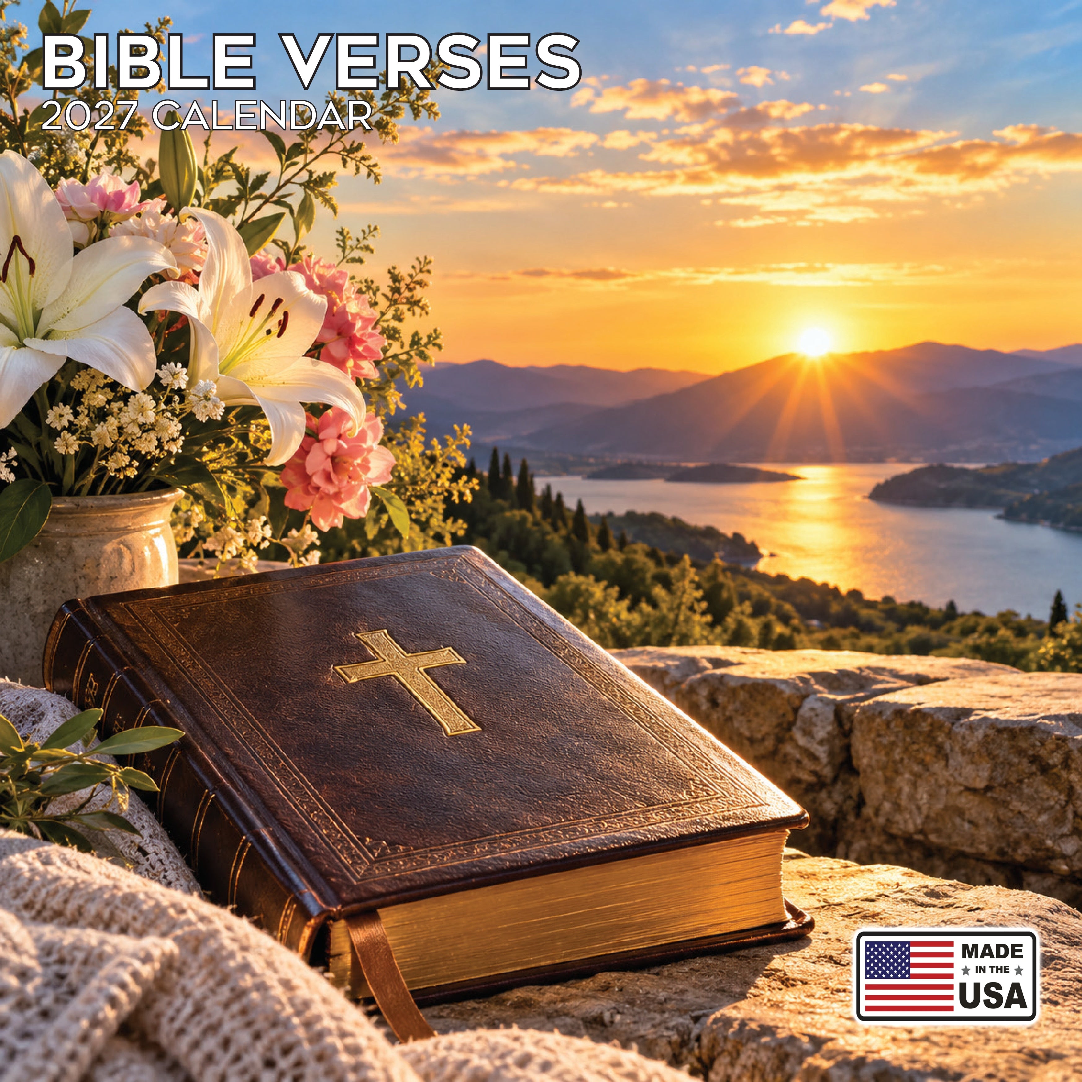 Inspirational Bible Verses Wall Calendar 2027 - 12