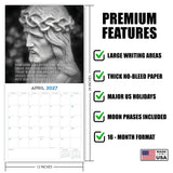 Inspirational Bible Verses Wall Calendar 2027 - 12" x 12" Monthly Scripture & Christian Faith Wall Calendar