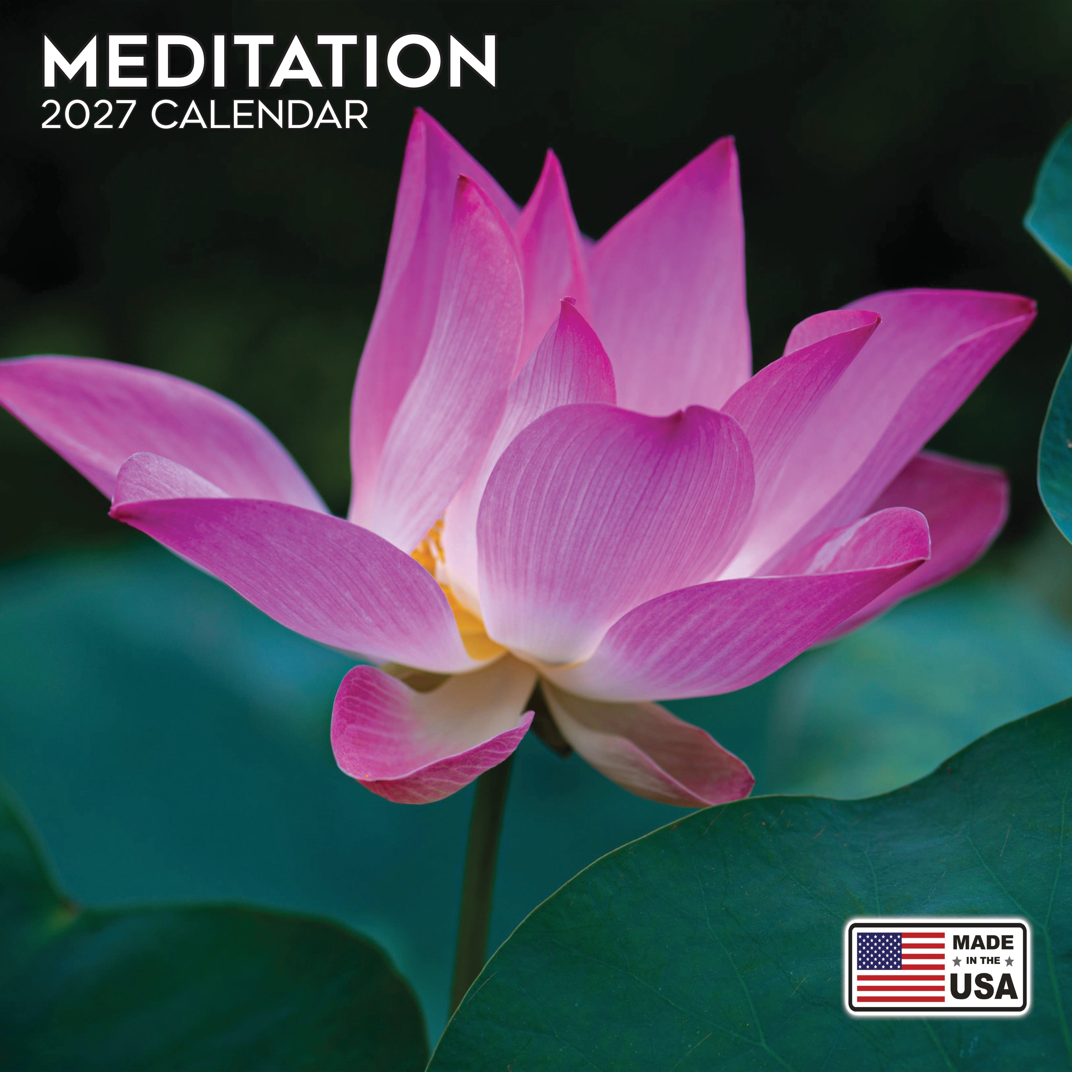 Meditation Wall Calendar 2027 – Daily Mindfulness & Serenity Monthly Planner