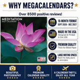 Meditation Wall Calendar 2027 – Daily Mindfulness & Serenity Monthly Planner