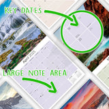 Waterfalls Wall Calendar 2025