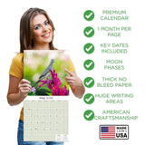 Garden Birds Wall Calendar 2025