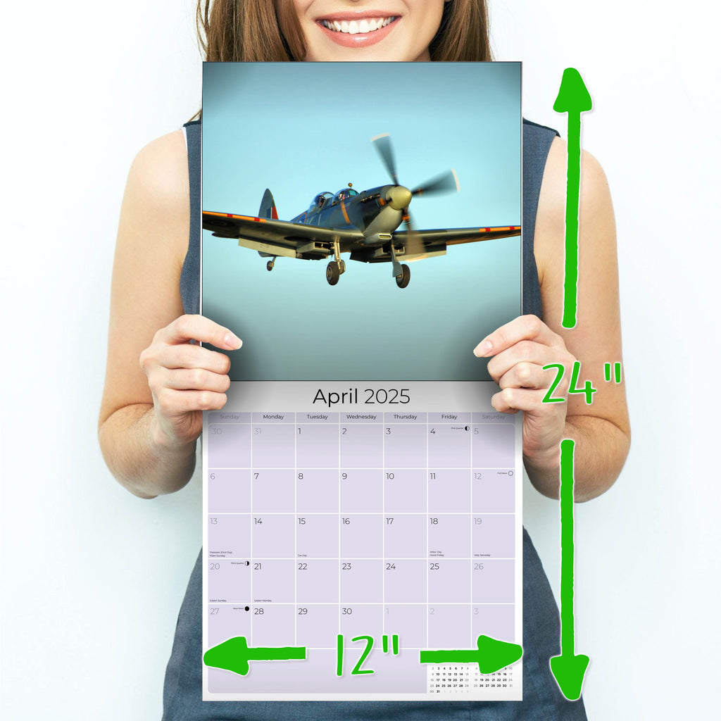 Spitfires Wall Calendar 2025