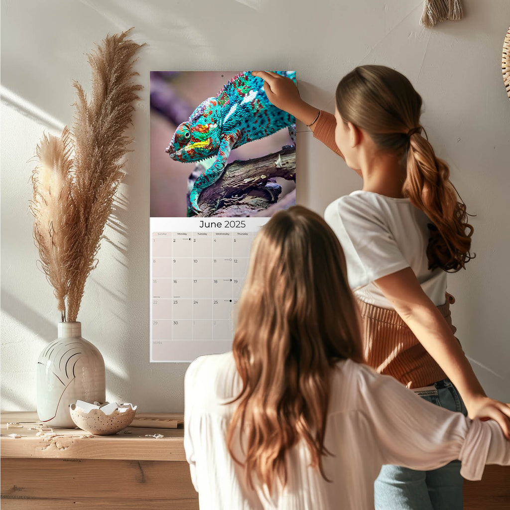 Lizards Wall Calendar 2025