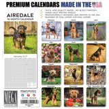 Airedale Terrier Wall Calendar 2027 - 12" x 12" Monthly Terrier Breed & Working Dog Calendar