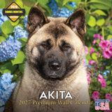 Akita Wall Calendar 2027 - 12" x 12" Monthly Japanese Guard Dog & Companion Breed Calendar